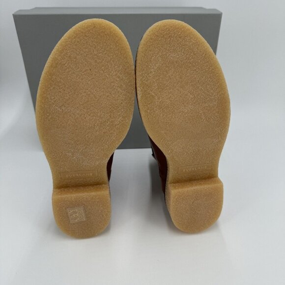 Everlane The Italian Leather Chelsea Boot Tobacco Brown 7.5 Women's Gum Outsole - Picture 9 of 10